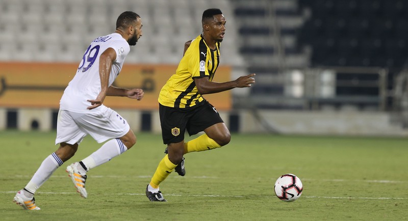 Khoảnh khắc thi đấu của Eto'o trên sân cỏ