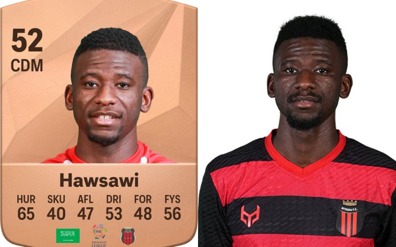 Nawaf Al-Hawsawi là mẫu cầu thủ kết hợp tốt giữa tấn công và chủ động phòng ngự