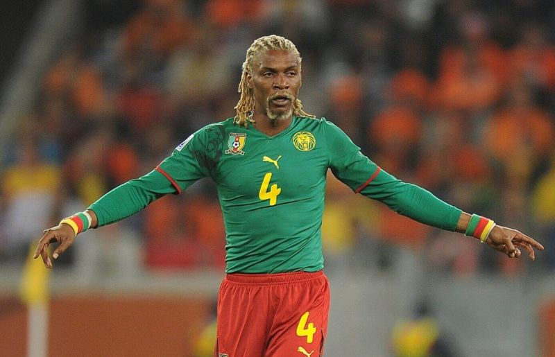 Rigobert Song là huyền thoại bóng đá Cameroon với hơn 130 lần khoác áo đội tuyển quốc gia