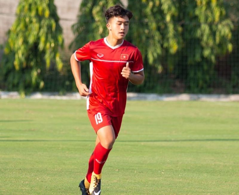 Trần Danh Trung là tiền đạo trẻ triển vọng với khả năng ghi bàn ổn định