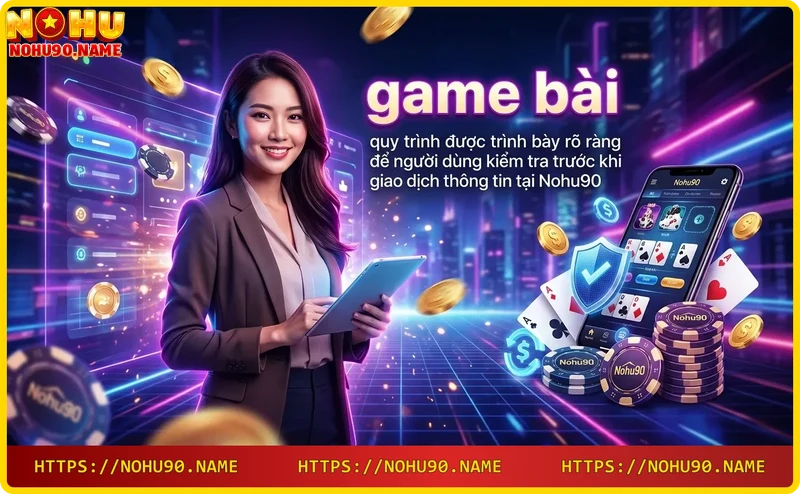 Hệ thống bảo mật tiên tiến của Nohu90 với mã hóa SSL, chính sách bảo vệ dữ liệu người chơi