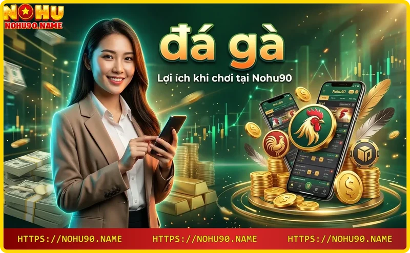 Lợi ích khi chơi đá gà tại Nohu90: bảo mật, tỷ lệ cược cao, hỗ trợ nhanh